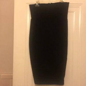 Black pencil skirt